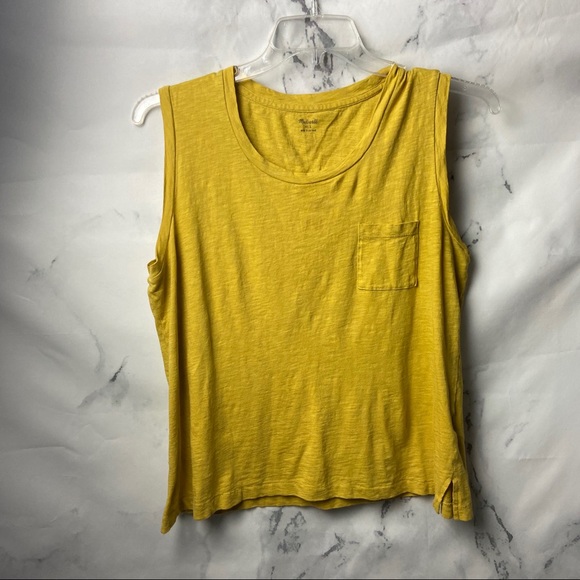 Madewell Whisper Cotton Crewneck Muscle Tank Large - Picture 3 of 8